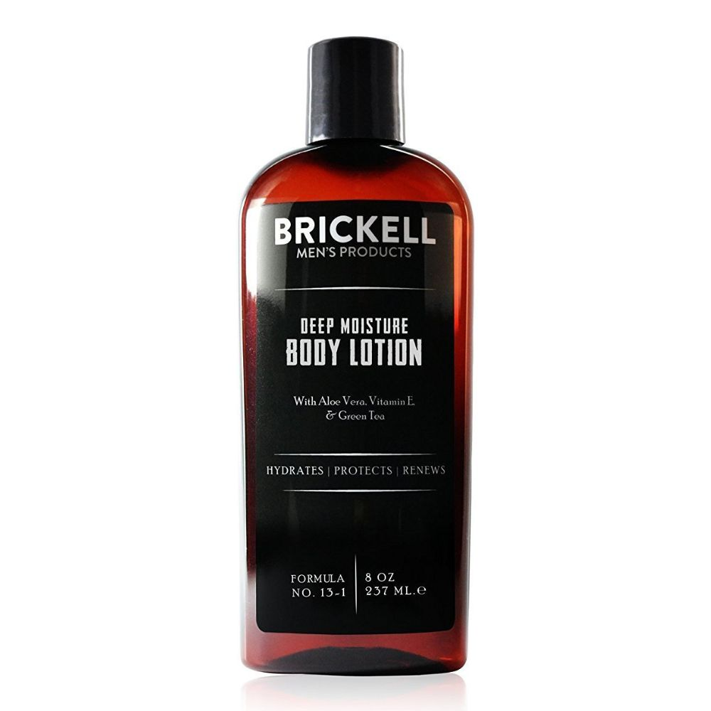 Brickell Men's Deep Moisture Body Lotion for Men