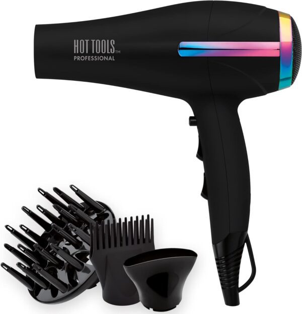 Hot Tools Professional Rainbow Turbo Ceramic Hair Dryer