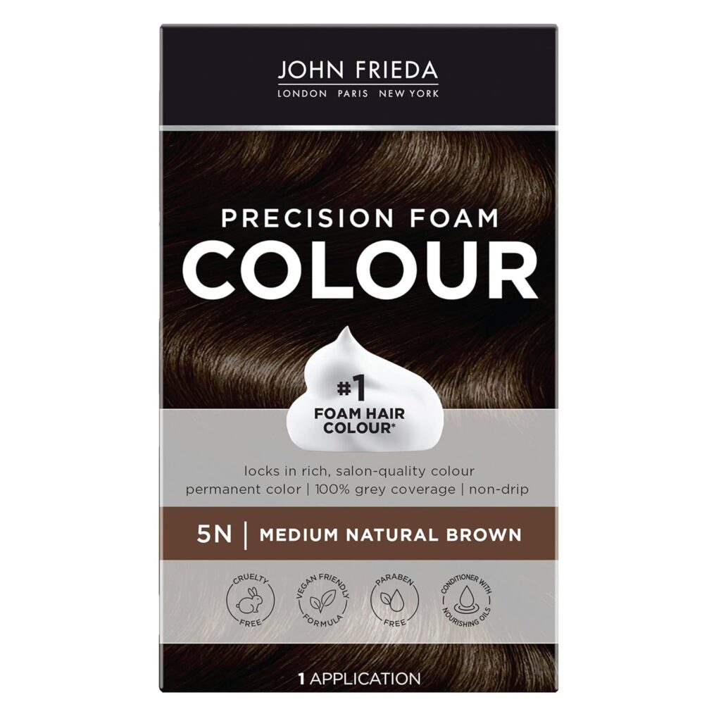 John Frieda Precision Foam Colour, Medium Natural Brown 5N