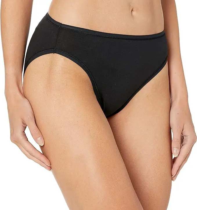 Amazon Essentials Women's Cotton High Leg Brief Underwear