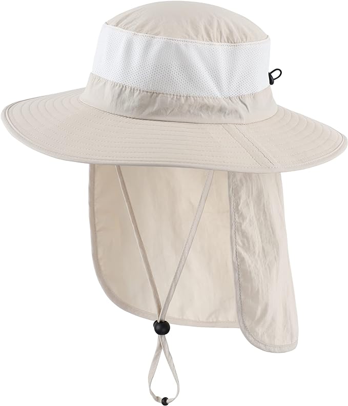 Outdoor Sun Hat with Neck Flap