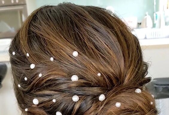 Best Bridal Hairstyle Ideas With Pearls hairstyle with pearls