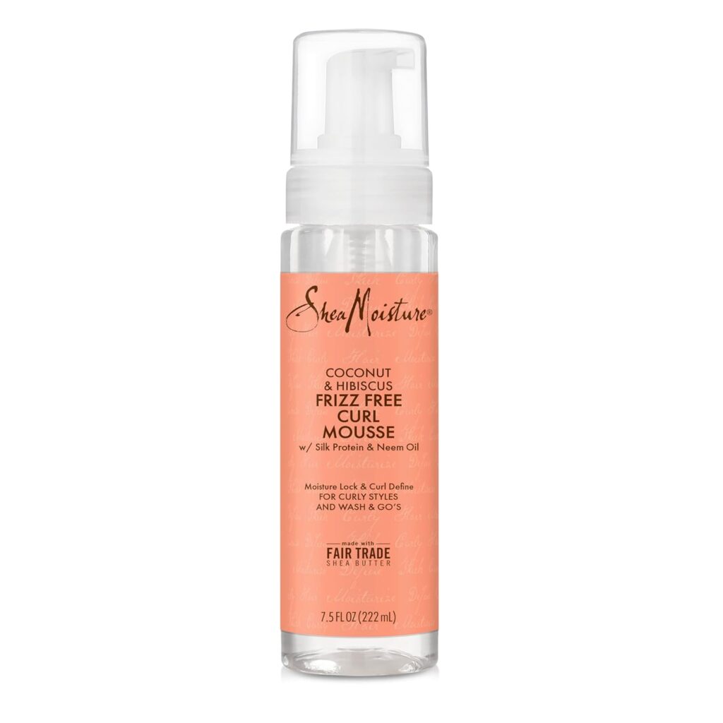 SheaMoisture Coconut & Hibiscus Frizz-Free Curl Mousse - best SheaMoisture products