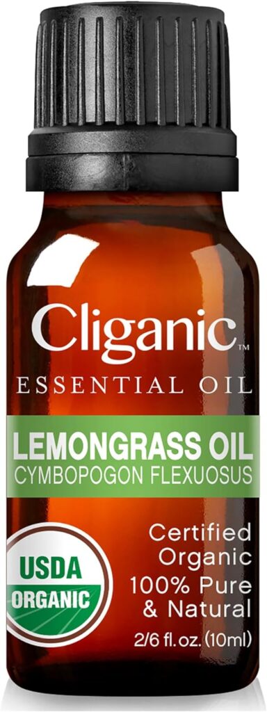 Cliganic USDA Organic Lemongrass Essential Oil