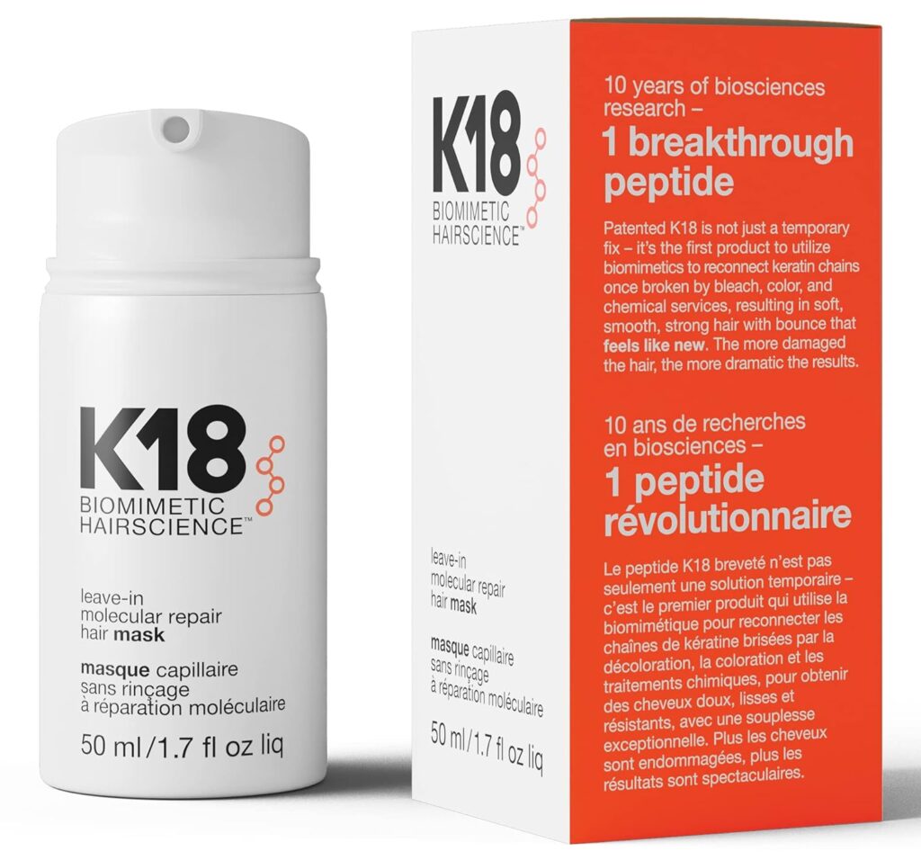 How to Repair Dry And Damaged Hair K18 Leave-In Molecular Hair Mask