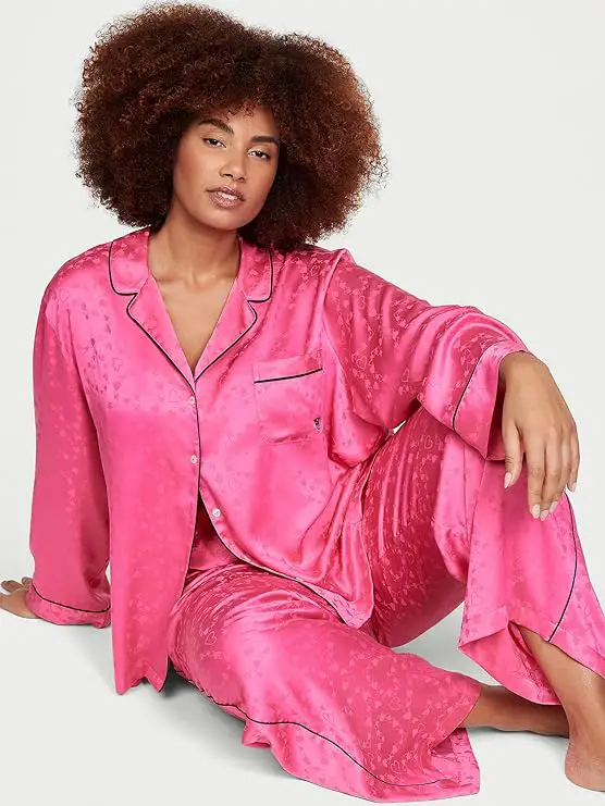 Victoria's Secret Satin Long Pajama Set