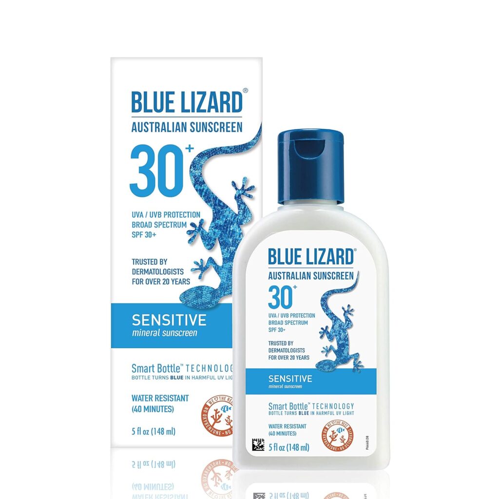 Blue Lizard Australian Sunscreen SPF 30+ for Sensitive Skin