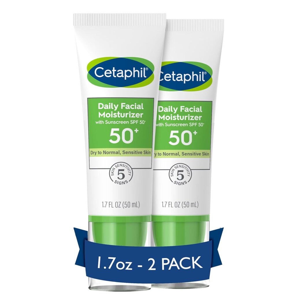 Cetaphil Daily Facial Moisturizer Best moisturizer for sensitive skin