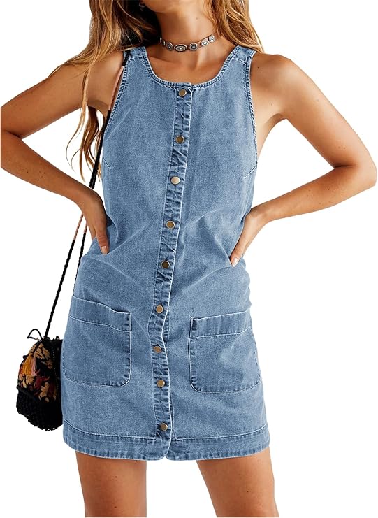 Summer Jean Mini Dress