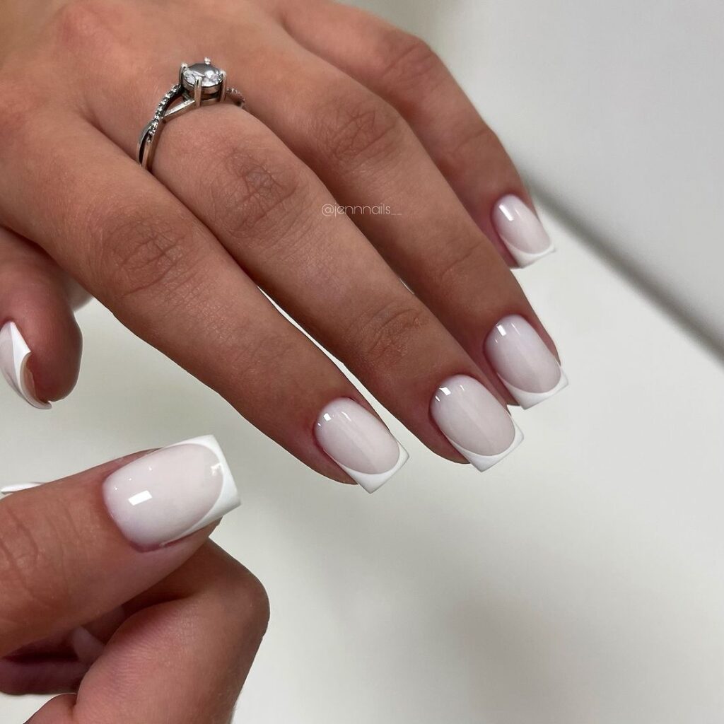 White French Gel Manicure