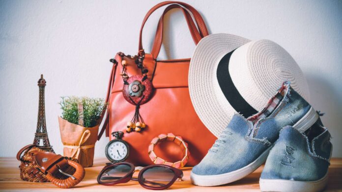 Women's fashion accessories for summer time