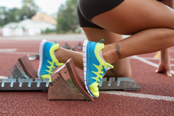 Various women’s running and best workout shoes displayed, showcasing options for different types of workouts and foot support needs.