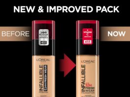 L’Oréal Paris Makeup Infallible Up to 32 Hour Fresh Wear Lightweight Founda