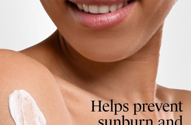 Powerful sun protection without a heavy finish