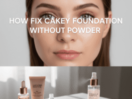 How to Fix Cakey Foundation Without Powder for a Flawless, Skin-Like Finish How to Fix Cakey Foundation Without Powder