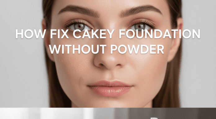 How to Fix Cakey Foundation Without Powder for a Flawless, Skin-Like Finish How to Fix Cakey Foundation Without Powder