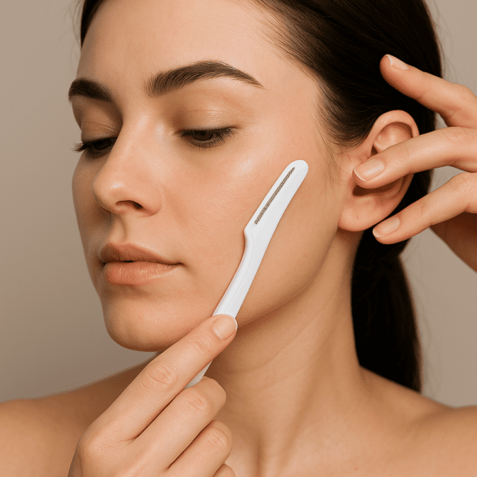How often can I dermaplane my face at home
